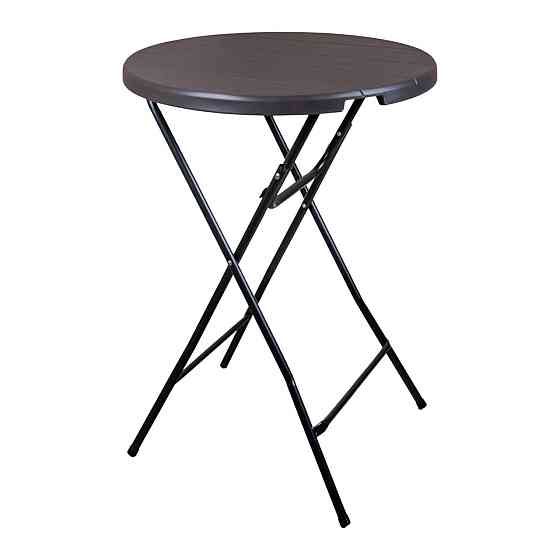 Стіл складаний круглий, Time Eco ТЕ-1848, графіт, 0.8 м Київ