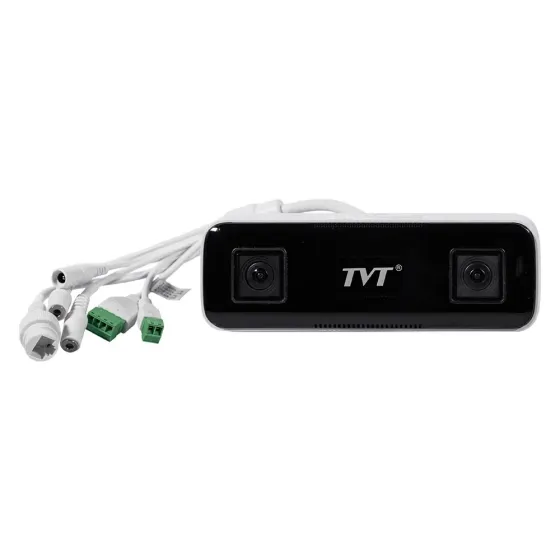IP-відеокамера з WiFi 4Mp TVT TD-9742A3-PC f=2.1mm з подвійним об’єктивом, з 2 мікрофонами, з підрахунком відвідувачів (77-00376) Киев
