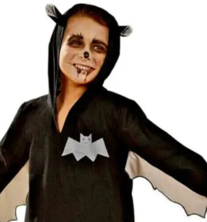 Кофта на Хеловін для хлопчика Кажан 80-88 см чорно-сірий Київ