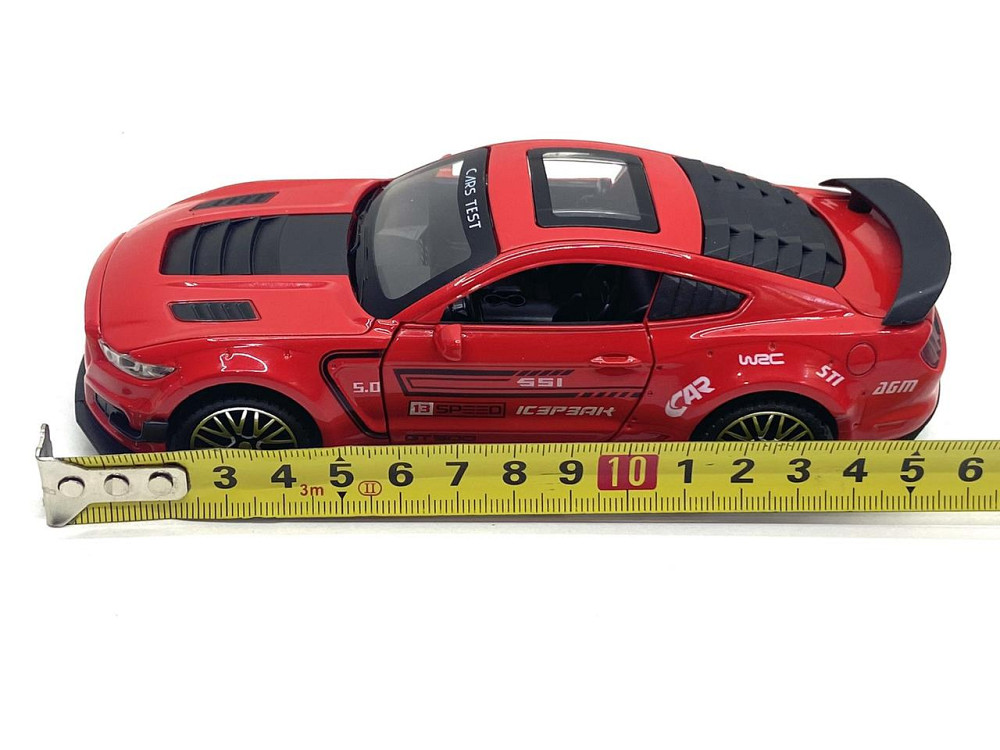 Машинка металева TK Union Group Ford Mustang Shelby 1:32 світло звук Червона (GT-1712) Чернігів - фото 7