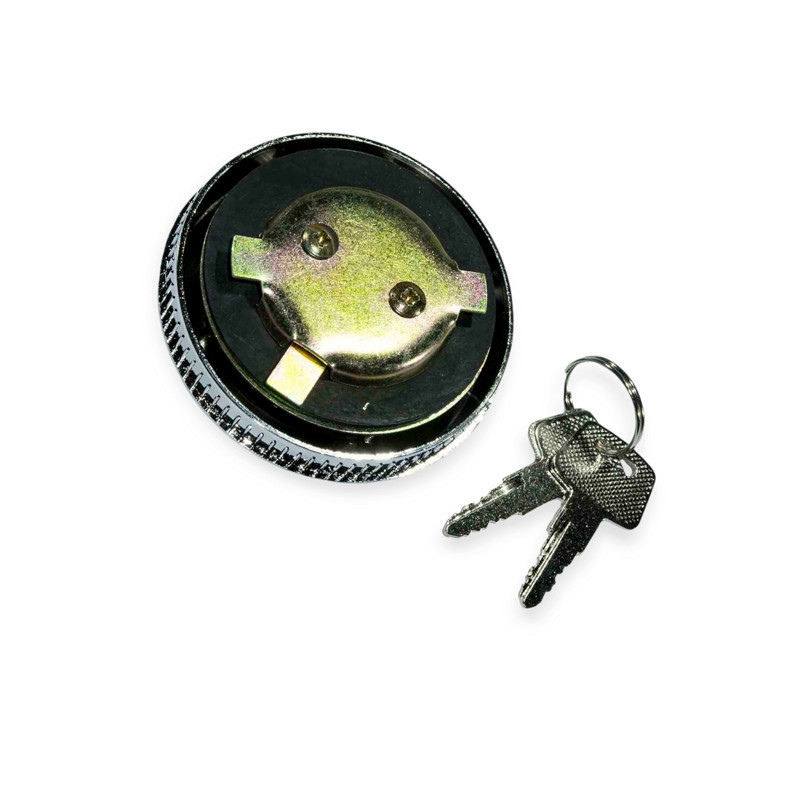 Кришка бака ГАЗ 3302, 3110 старий зразок під ключ метал хром (без різьблення) (кришка бензобака) паливного Мукачево - фото 1