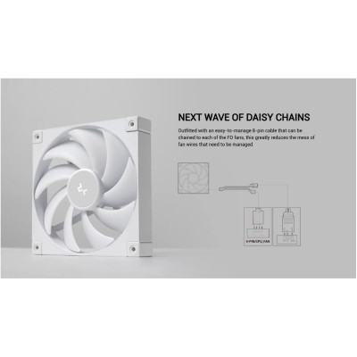 Кулер для корпуса Deepcool FD14 WH Винница - изображение 3