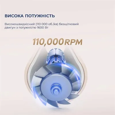 Фен Dreame Gleam White (AHD12A-WH) Винница - изображение 11