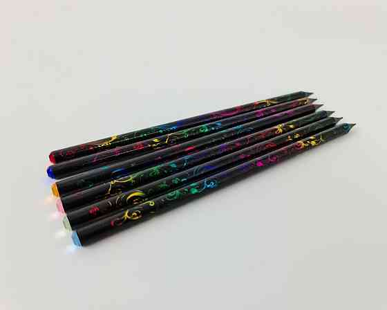 Олівець графітний HB №ST-6149-D пластиковий круглий корпус зі стразами Харків