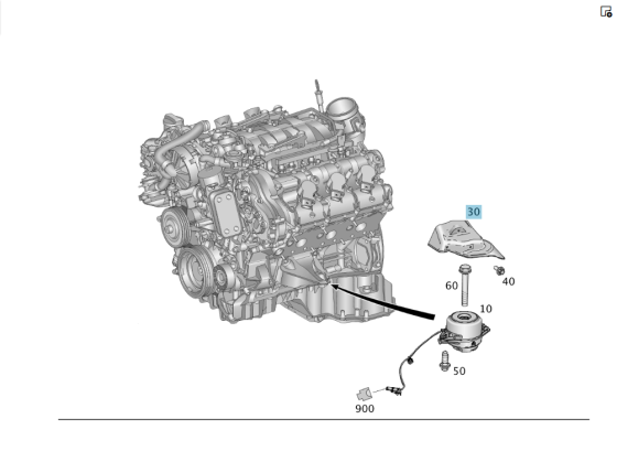 Mercedes-Benz  A1662412034 Захисний екран опори двигуна правий GL/GLS X166 ML/GLE W166 GLE Coupe C292 Одеса