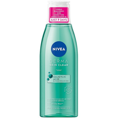 Тоник для лица Nivea Derma Skin Clear Toner Нормализующий 200 мл (9005800361536) Винница - изображение 1