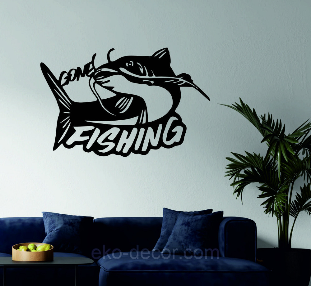 Декоративне настінне Панно «Рибалка», Декор на стіну Київ - фото 4