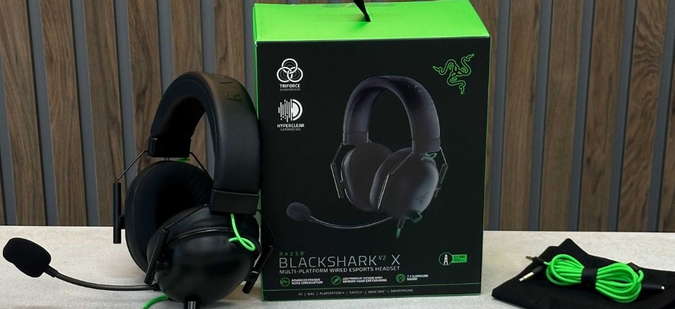 ОРИГІНАЛ Навушники Razer BlackShark V2 X з повним комплектом. Харьков - изображение 4
