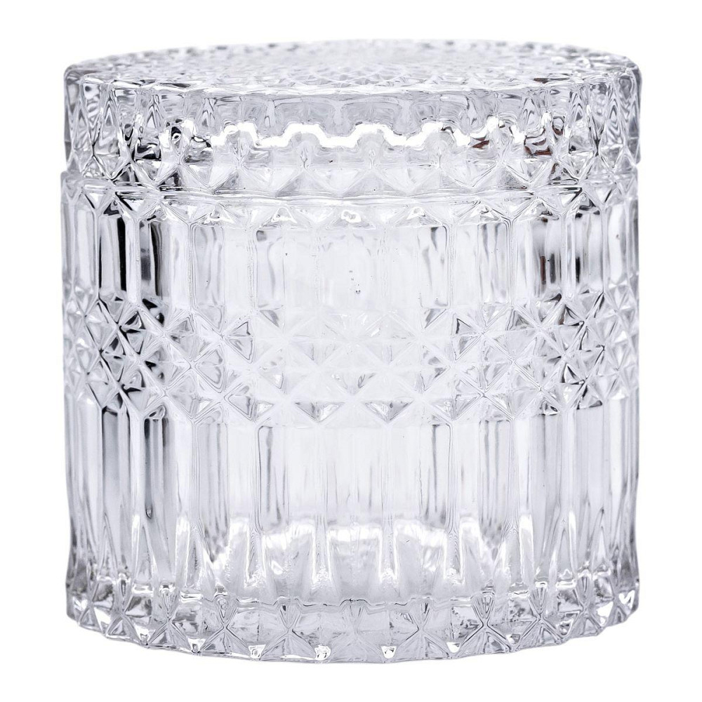 Круглая стеклянная конфетница с крышкой Киев - изображение 4