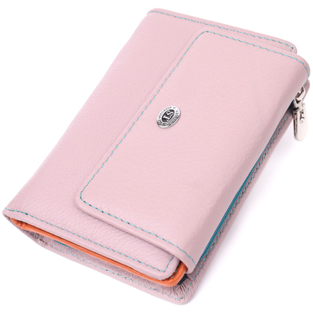 Модный кошелек для женщин из натуральной кожи ST Leather 22502 Бежевый Киев - изображение 1