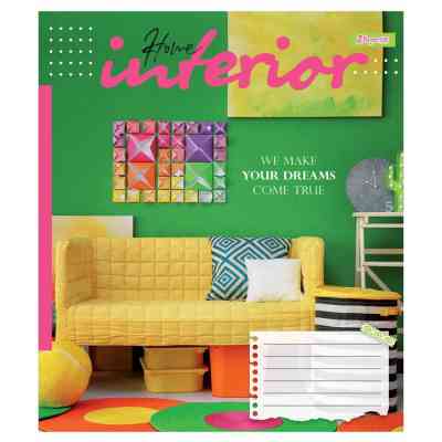 Тетрадь 1 вересня А5 Interior 48 листов, линия (766451) Винница