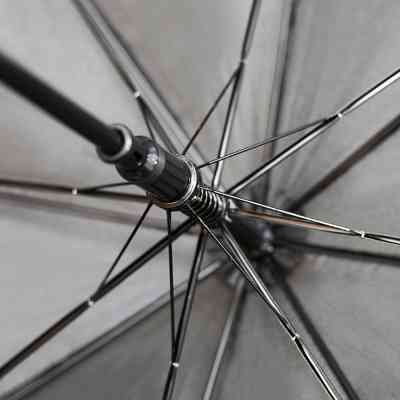 Зонт Bergamo Promo Полуавтомат Черный (45100-3) Винница