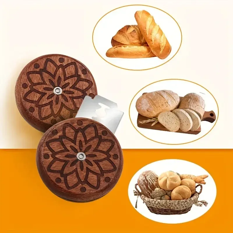 Хлеборезка круглая с деревянной ручкой и 5 лезвиями Киев - изображение 2