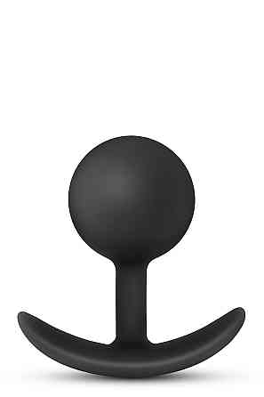 Анальный плаг Blush с внутренним шариком Adventures Platinum Silicone Vibra Sex Aura Киев
