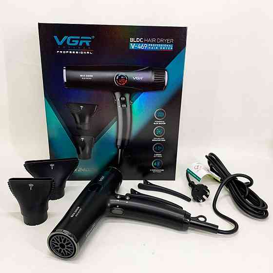 Фен з регулятором потужності і температури VGR, Фен з регульованою швидкістю і температурою JR-67 Івано-Франківськ