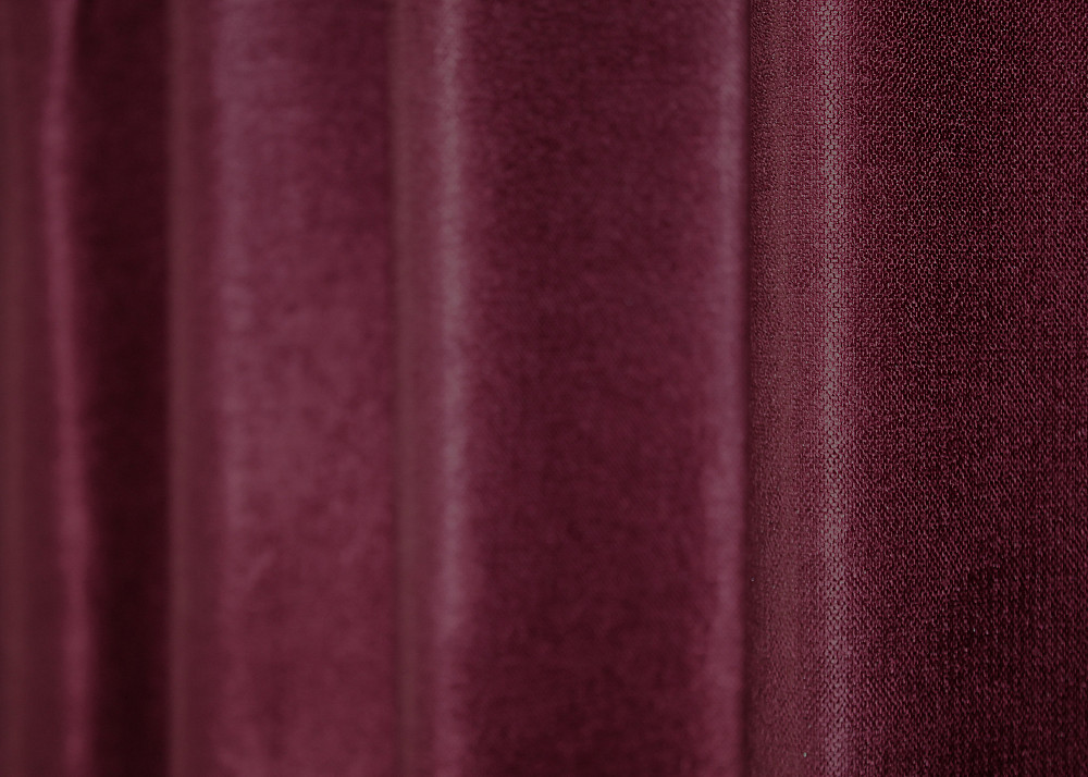 Комплект готовых штор VR-Textil Лен № 1339ш Бордовый 150х270 см 2 шт (33-0291) Киев - изображение 7