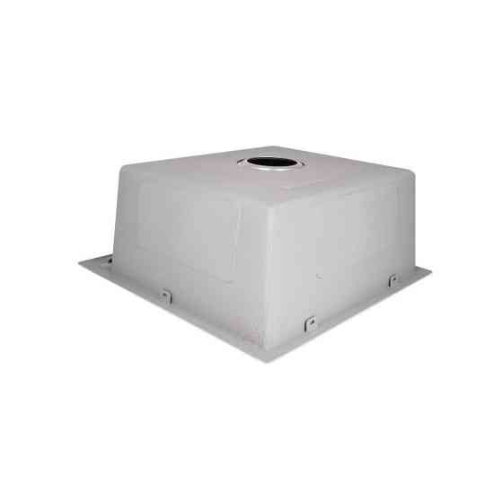 Кухонная мойка с нержавеющей стали Lidz H50*50G 3.0/0.8 мм Brush Grey (LDH5050GPVD3008) серая Киев