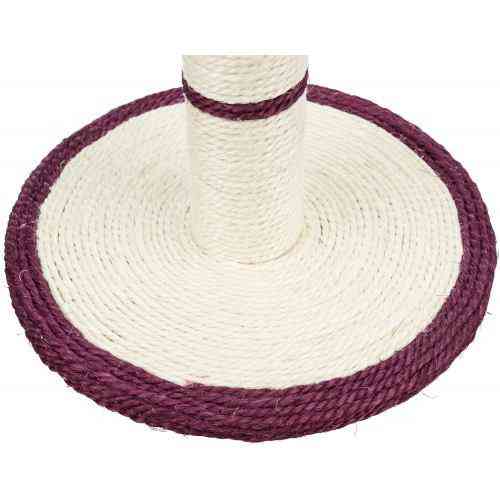 Когтеточка Trixie с игрушкой на веревке для кошек столбик, 31х50 см (сизаль) Киев