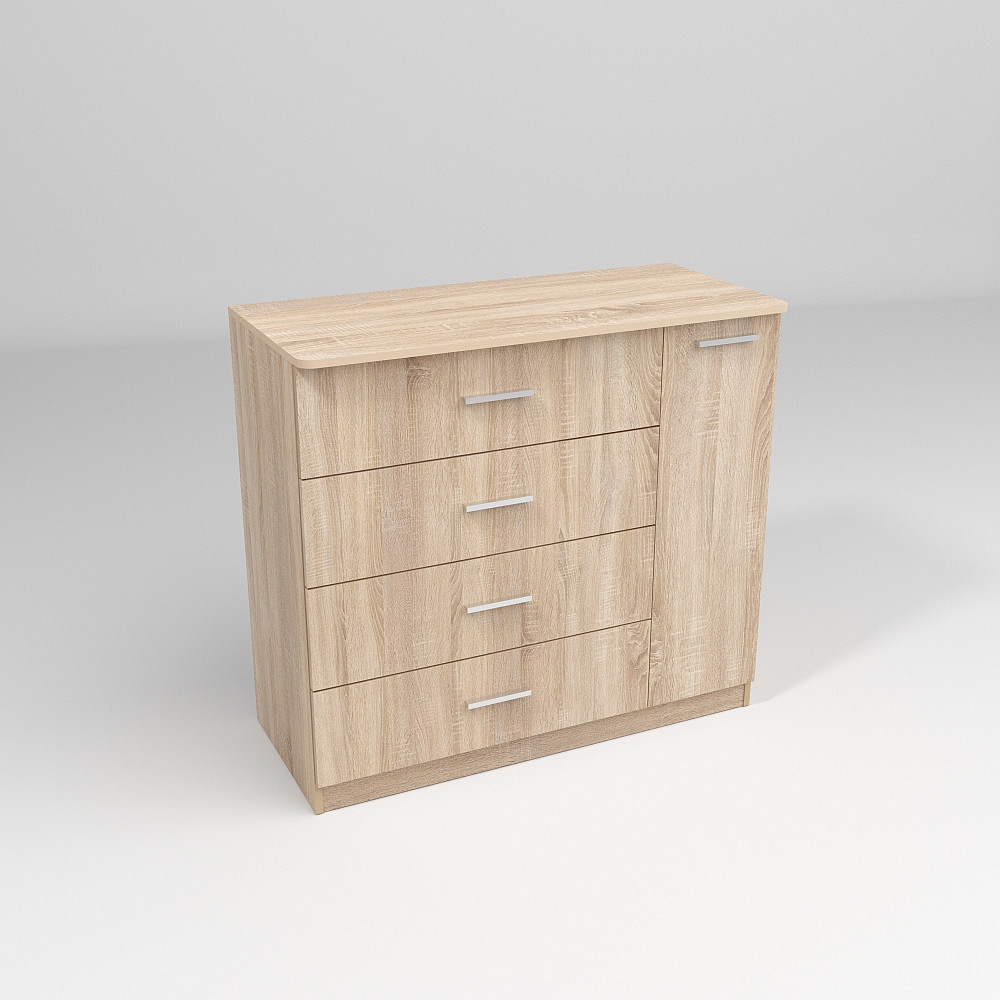 Комод Сабріна №2, Дуб Сонома, 1100/500/1000 Львів - фото 2