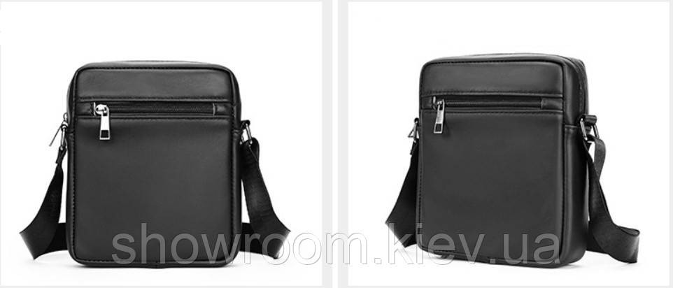 Зручна чоловіча шкіряна сумка Leather Collection (5043) Київ - фото 3