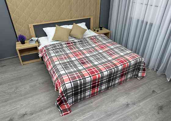 Плед-покривало Decorator WellSoft BRISTOL 150х210 см Клітинка різнобарвна (87-161) Київ