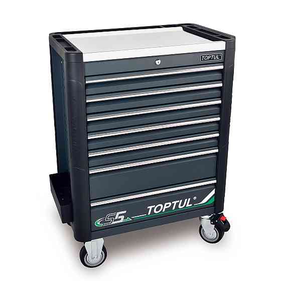 Тележка инструментальная для автосервиса (BUMPER SERIES) 7 секций TOPTUL TCAS0703 Одесса