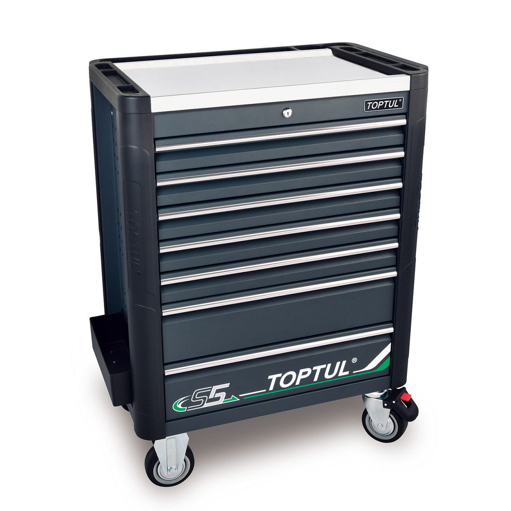 Тележка инструментальная для автосервиса (BUMPER SERIES) 7 секций TOPTUL TCAS0703 Одесса - изображение 1
