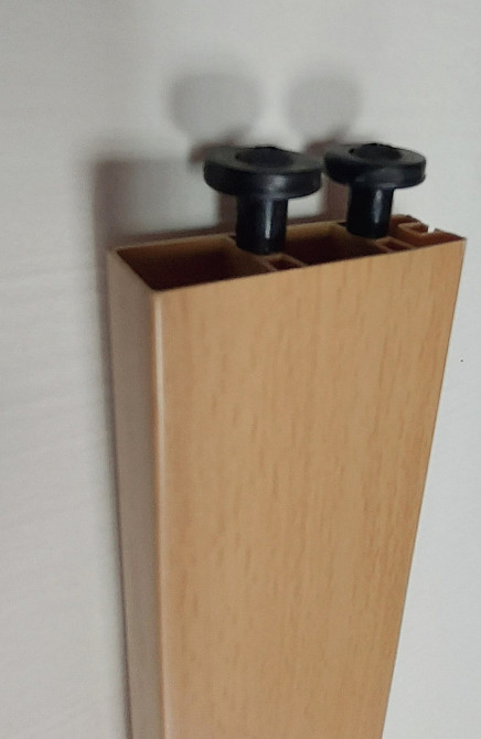 Двері гармошка глуха Vinci Decor MELODY 820х2030х6мм  Бук Дніпро - фото 6