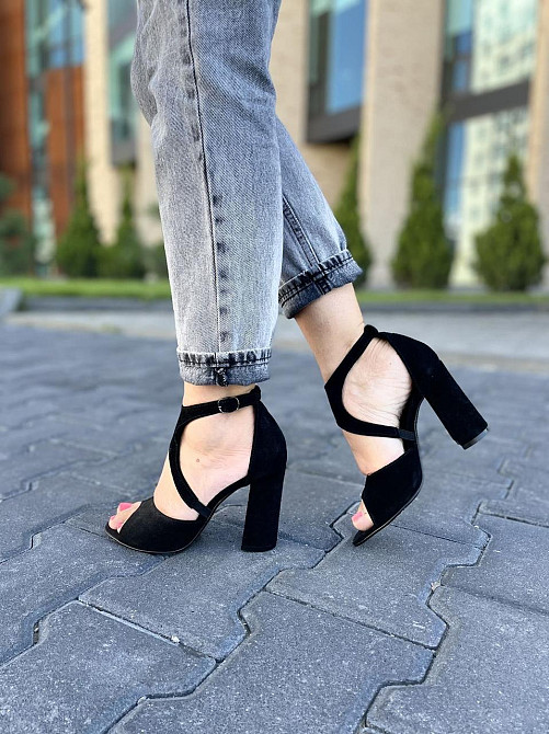 Nivelle Босоніжки жіночі NIVELLE 1858/9510-9544 чорні (літо, замша натуральна) (3710) Коломыя - изображение 2