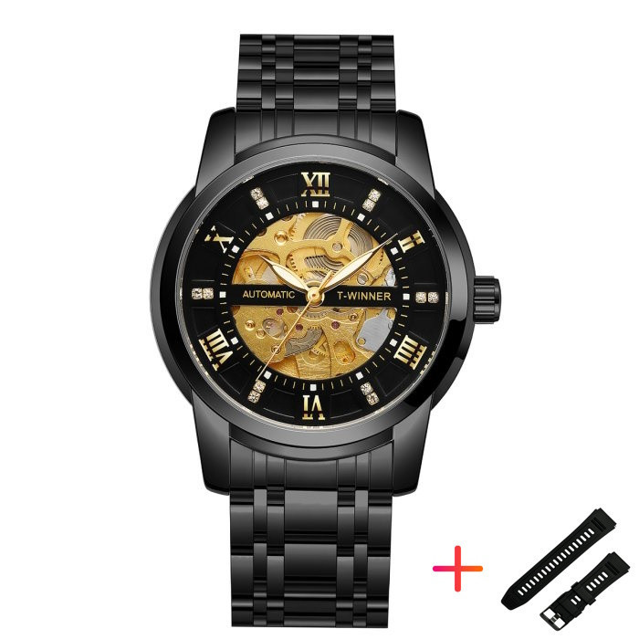Годинник жіночий механічний Winner Triumph Ruby Red (2 ремінці) Київ - фото 8