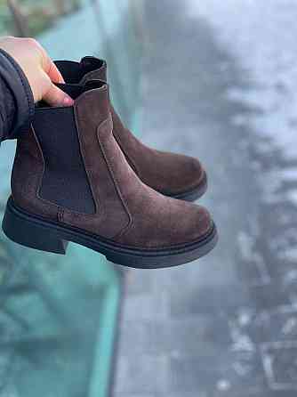 Edan Instruments Черевики жіночі EDAN шоколадні замша натуральна зима 36-41 (5692) Коломия