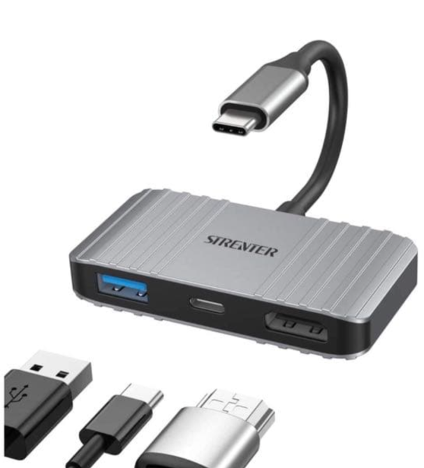 Концентратор Hoplaza 3 в 1 Type C to HDMI Луцьк - фото 1