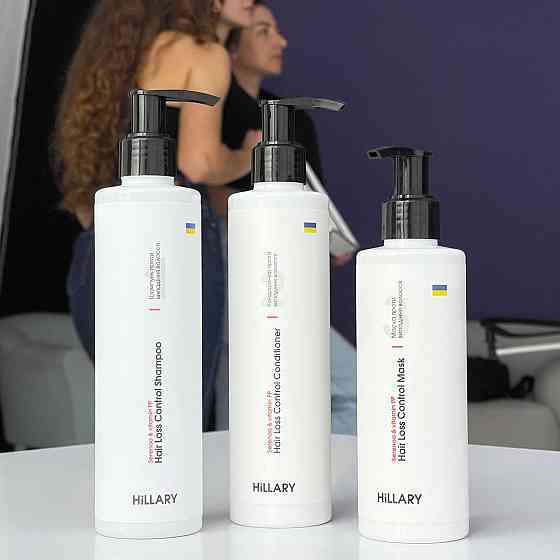 Ензимний пілінг для шкіри голови + Комплекс проти випадіння волосся Hillary Serenoa & РР Hair Loss Control Київ