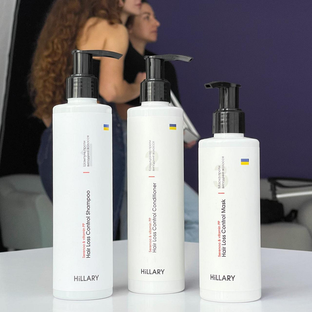 Ензимний пілінг для шкіри голови + Комплекс проти випадіння волосся Hillary Serenoa & РР Hair Loss Control Київ - фото 2