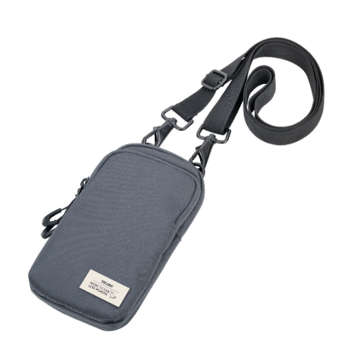 Сумка через плече,для смартфонів, 19 х 11 х 3,8 см, сіра Рівне