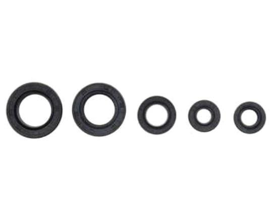 Сальники (набор) скутер цепной 2 Т50, Сузуки RUN 5шт (полный комплект) Мукачево - изображение 1