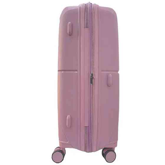 Чемодан пластиковый AIRTEX 245 средний 67 см розовый Киев