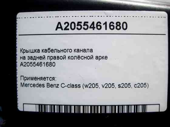 Mercedes-Benz  A2055461680 Кришка кабельного каналу на задній правій колісній арці C-Class W205 Одесса