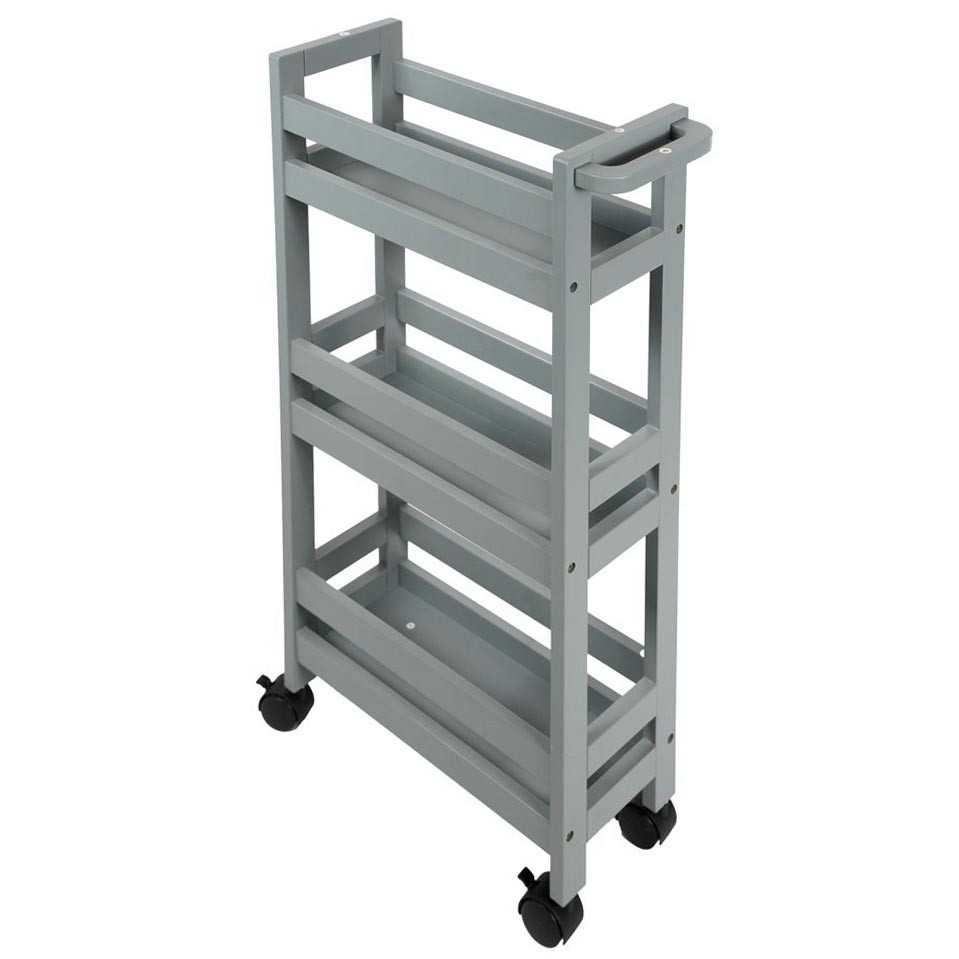 Этажерка для ванной на колёсиках 