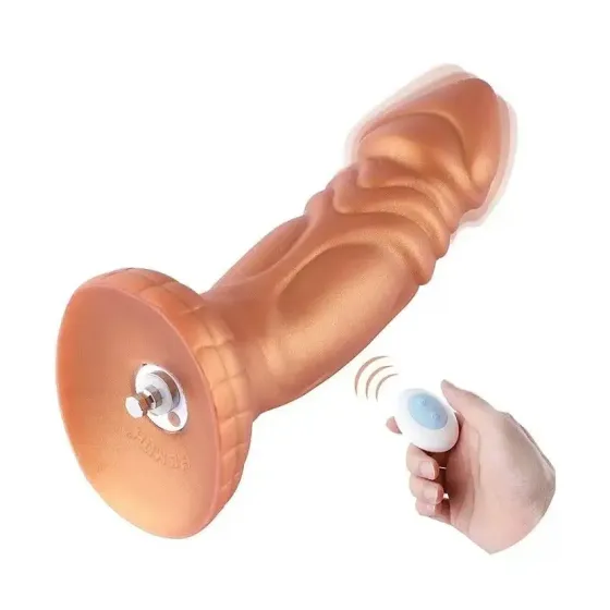 Силіконовий дилдо з вібрацією Hismith Slightly Curved Vibrating Silicone Dildo Monster Series Львів