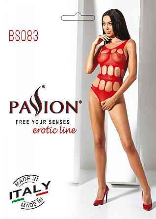 Сексуальний боді з вирізами Passion BS083 red Sex Aura Київ