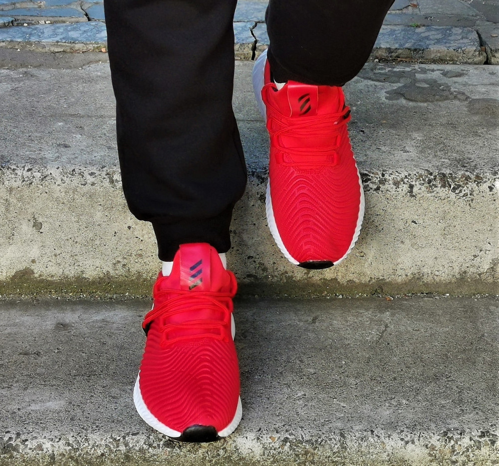 Кроссовки Мужские Adidas Alphabounce Красные Адидас (размеры: 41,42,43,44,45) Видео Обзор Днепр - изображение 3