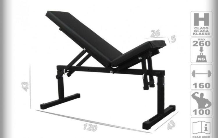 Скамья + стойки +  штанга с гранилитных блинов 115 кг Гантели, гири, штанги и диски комплект Киев - изображение 3