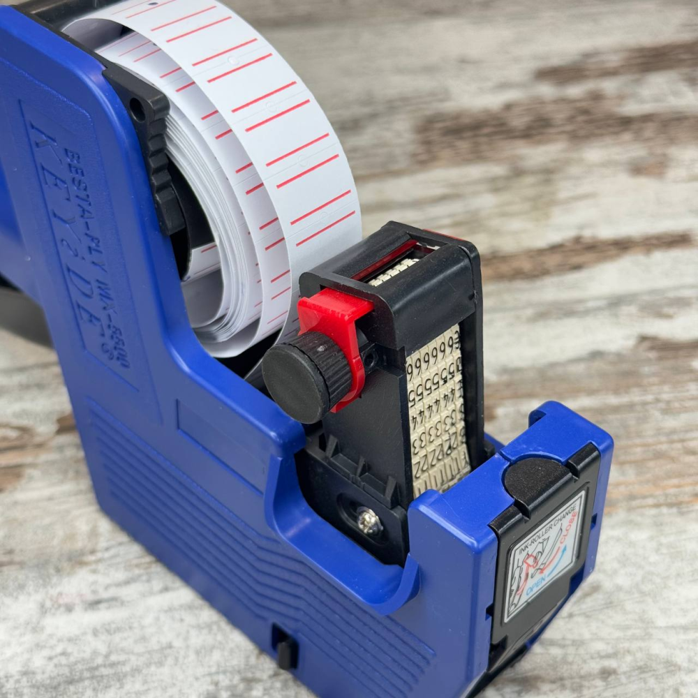 Этикет-пистолет, пистолет для ценников MX-5500 чернильный многоразовый 1 строка Киев - изображение 5