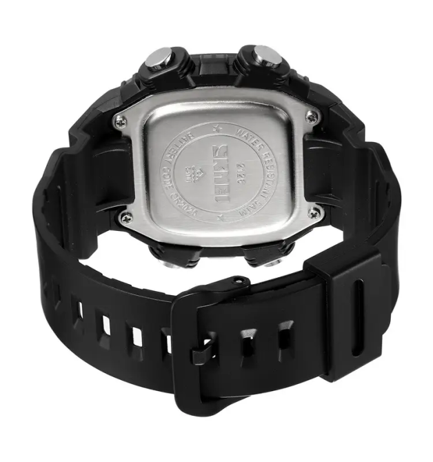 Часы мужские спортивные наручные Skmei 2126 (Черные с черным) Киев - изображение 6