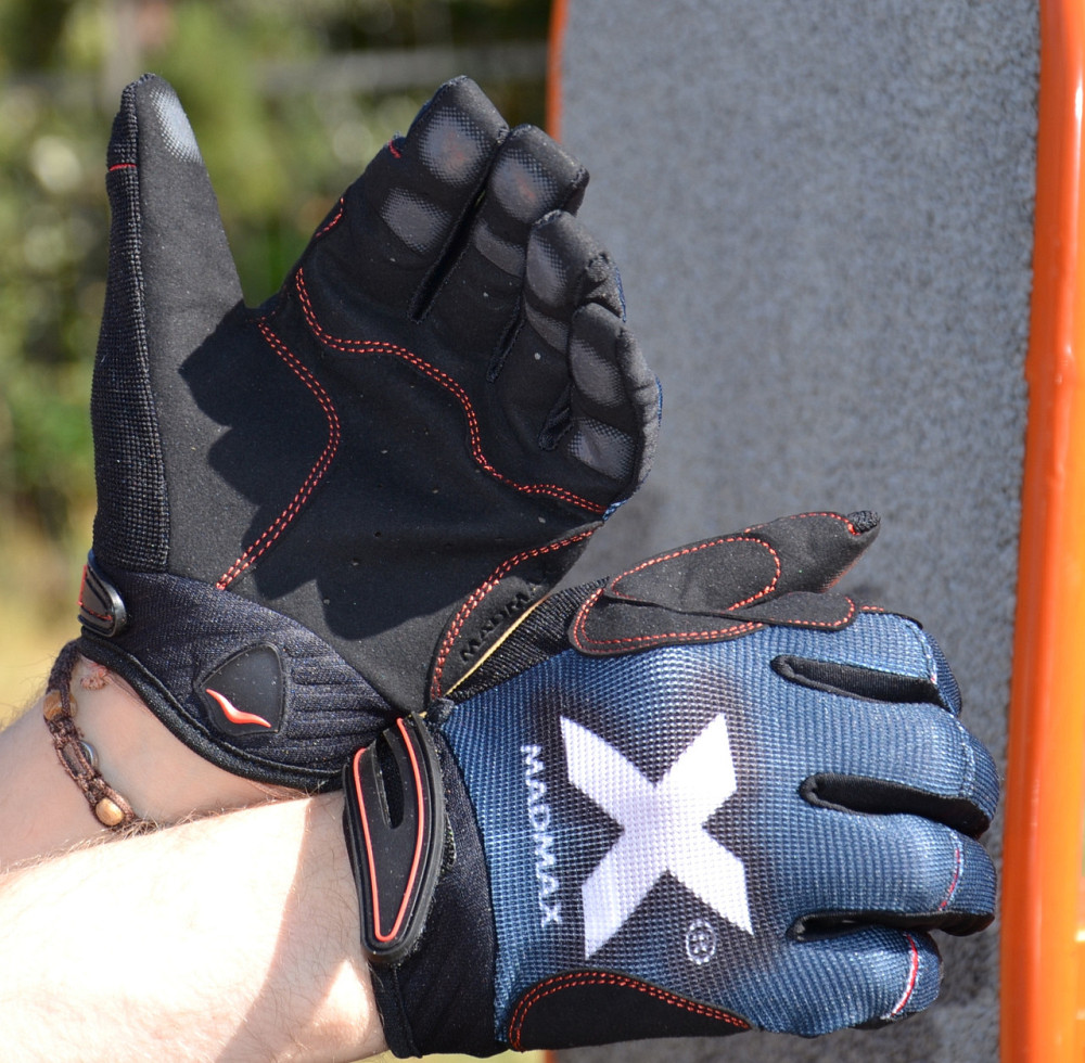 Рукавички для фітнесу MadMax MXG-102 X Gloves Black/Grey/White S Киев - изображение 5