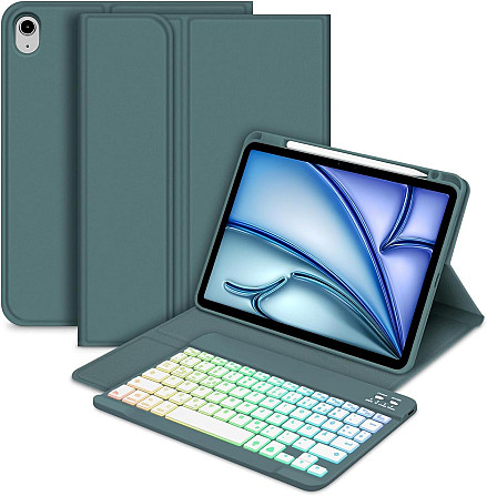 Чохол з клавіатурою для iPad Air 11-inch(M2) 2024/ iPad Air 5 2022/Air 4 2020 10.9/iPad 4-го покол.  Дніпро - фото 1