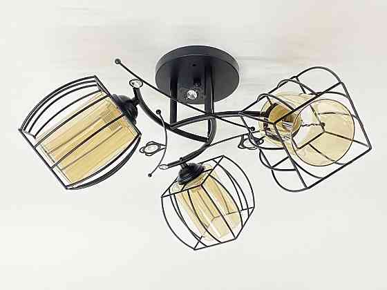 VALESO Стельова люстра на 3 плафони 91187C/3 чорна Коломия