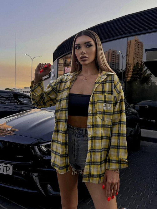 Жіноча сорочка в клітинку ( з накатом) Одеса - фото 2