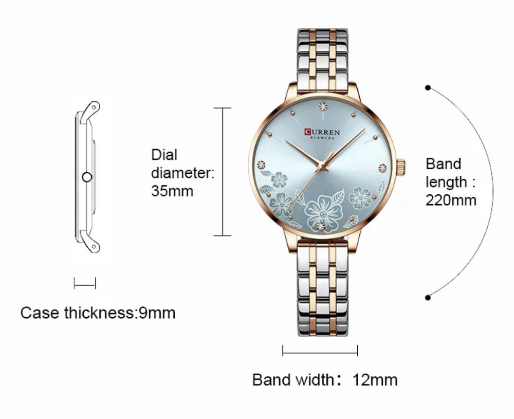 Часы женские наручные Curren Blanche New Киев - изображение 7